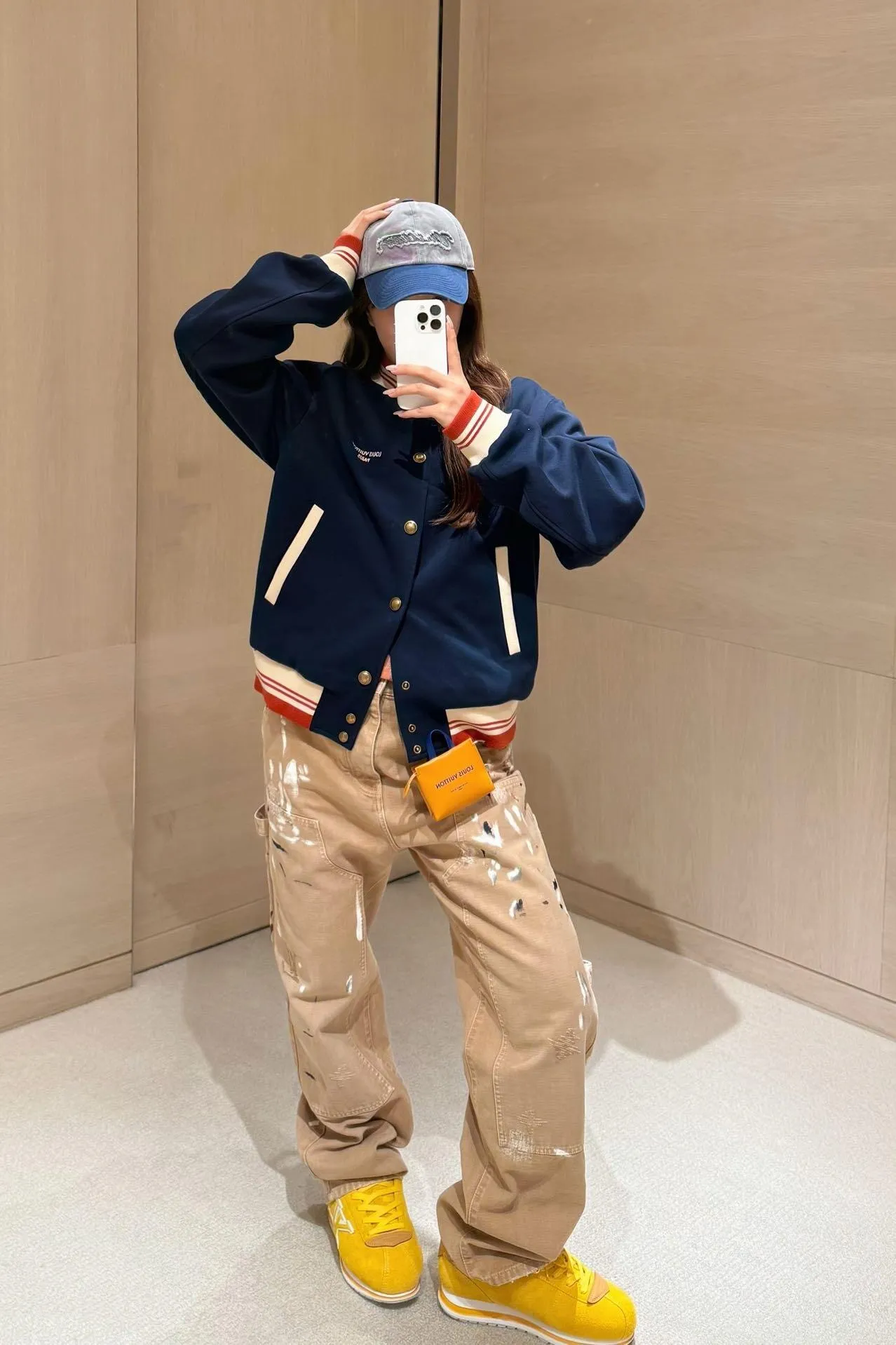 Louis Vuitton/Louis Vuitton graffiti splash suit jeans